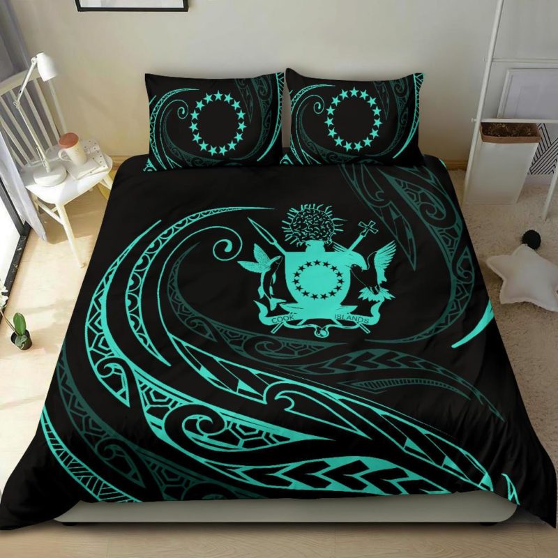 Cook Islands Bedding Set - Turquoise -  Frida Style J94