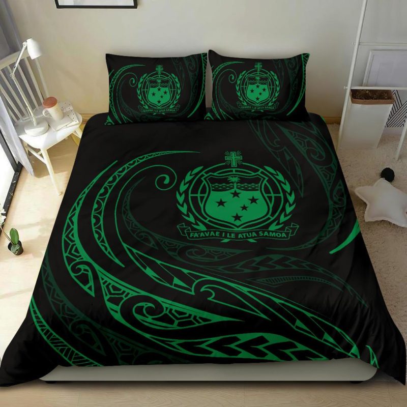 Samoa Bedding Set - Green -  Frida Style J94