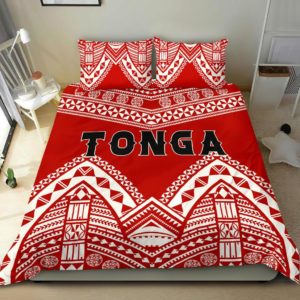 Tonga Polynesian Tribal Pattern Quilt Bed Set - BN12