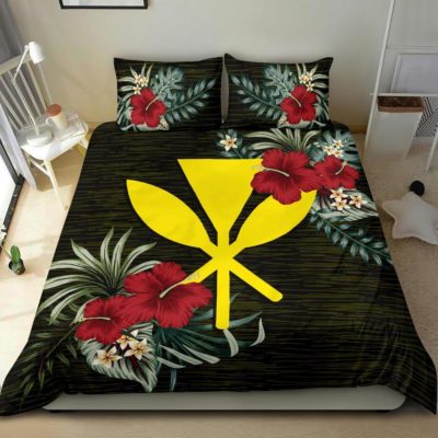 (Hawaiian) Kanaka Maoli Bedding Set - Special Hibiscus A7