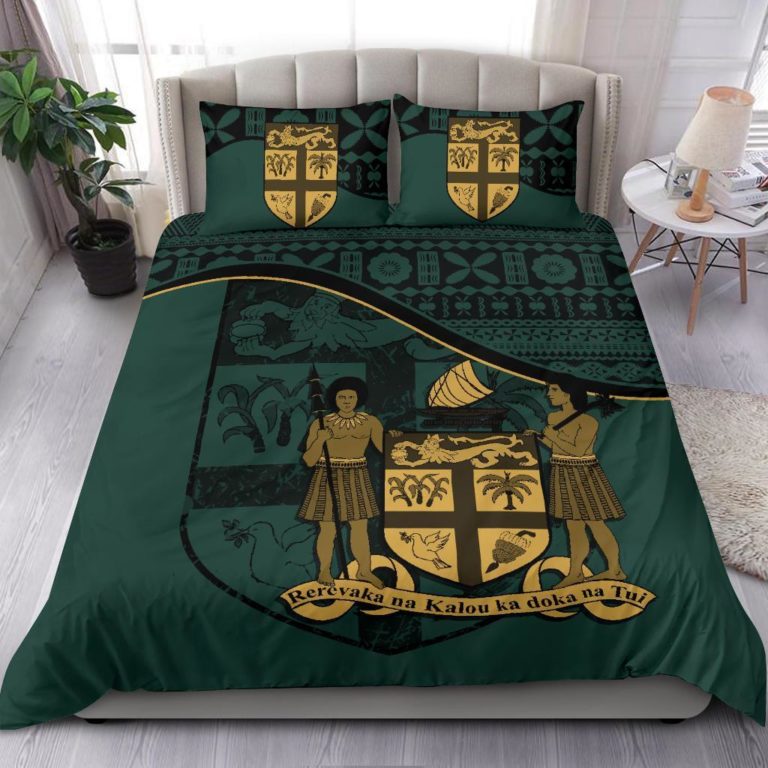 Fiji Bedding Set Dark Green A24