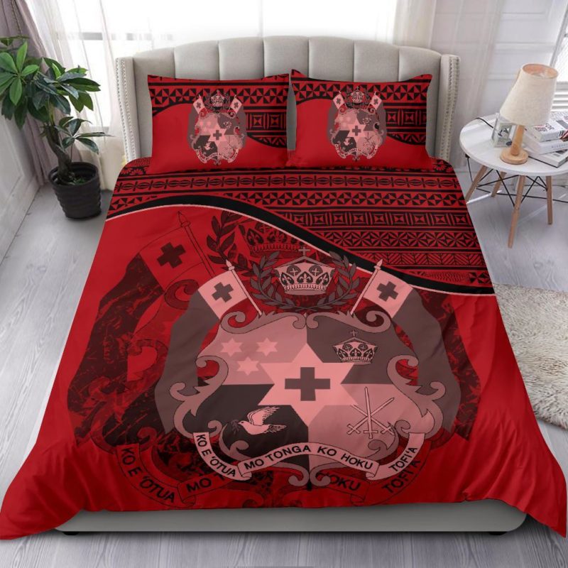 Tonga Bedding Set Red A24