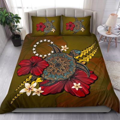 Cook Islands Bedding Set - Yellow Turtle Tribal A02