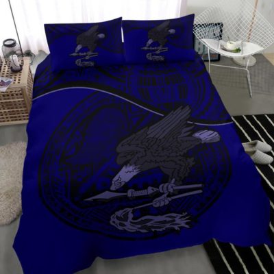 American Samoa Dark Bedding Set Dark Blue A24