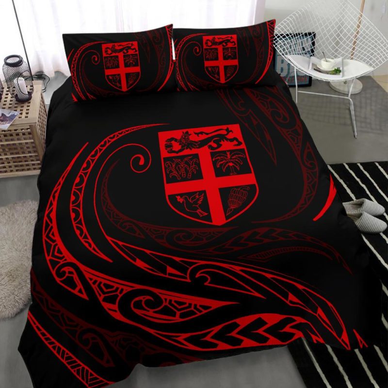 Fiji Bedding Set - Red -  Frida Style J94