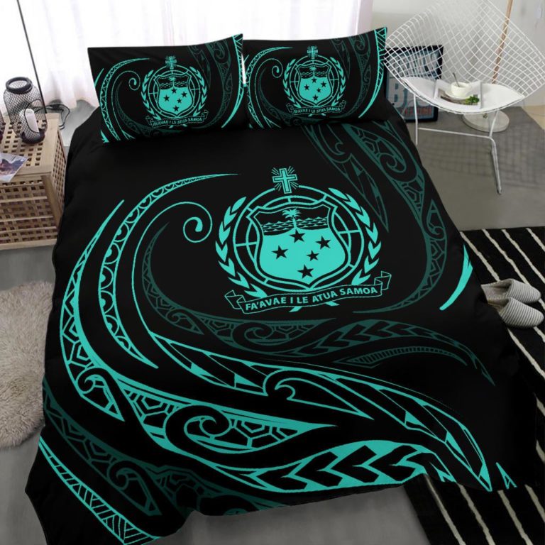 Samoa Bedding Set - Turquoise -  Frida Style J94