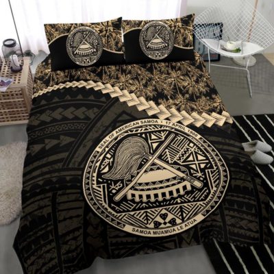 American Samoa Bedding Set Golden Coconut A02