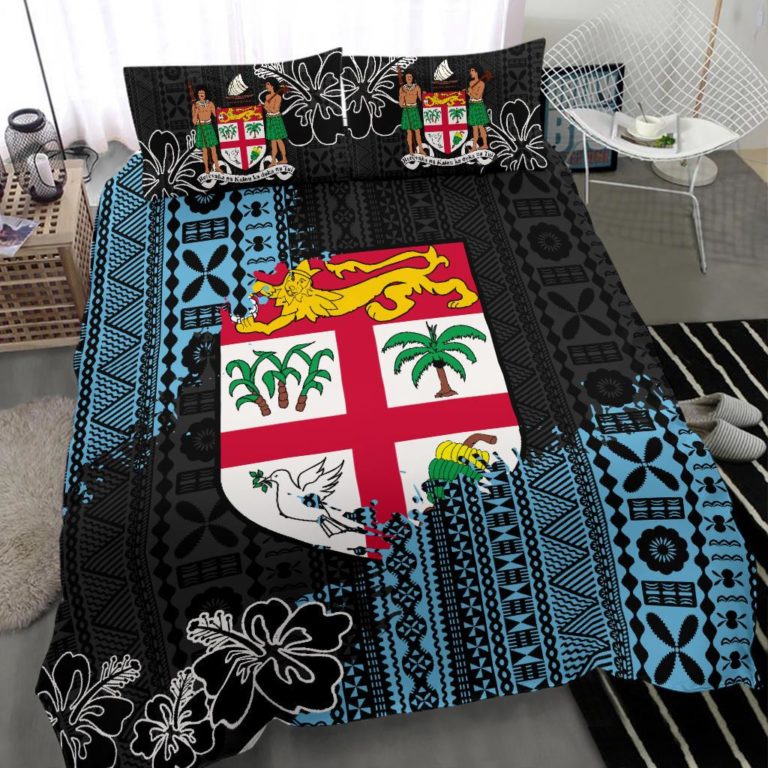 Fijian Masi Bedding Set - Fijian Tapa K5