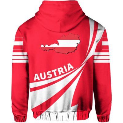Austria Flag Hoodie - Doma Style - J1