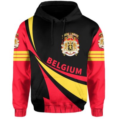 Belgium Flag Hoodie - Doma Style J1