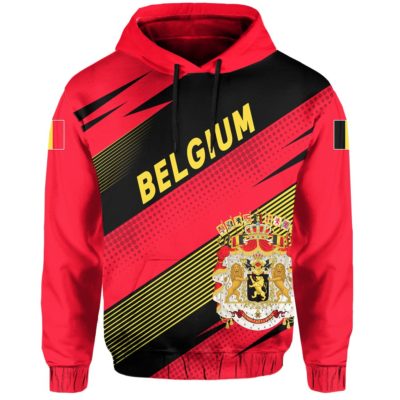 Belgium Flag Hoodie - Pride Style J4