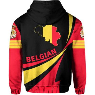 Belgium Flag Hoodie - Doma Style J1