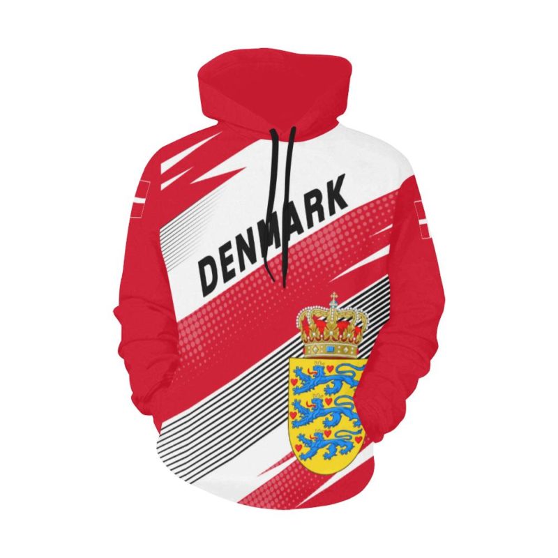Denmark Flag Hoodie - Pride Style J4