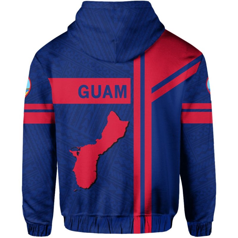 Hoodie Guam Polynesian - Morale Style - J1