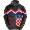 Croatia Coat Of Arms Hoodie Black A5