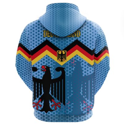 Germany Coat Of Arms Hoodie Blue 2nd A5