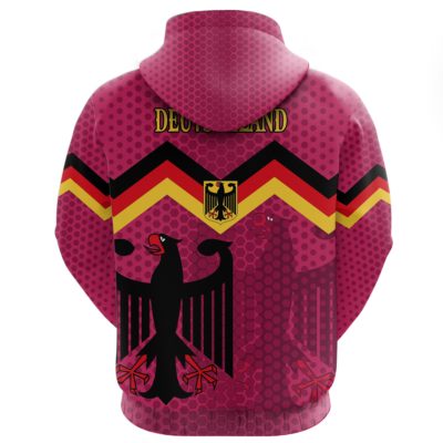 Germany Coat Of Arms Hoodie Pink A5