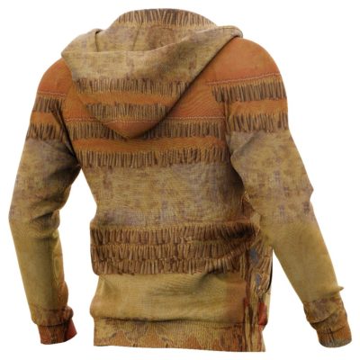 Native American Hoodie - Traditional Costume Cloth Th00