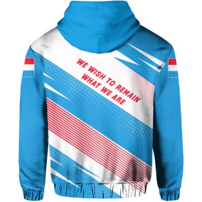 Luxembourg Flag Hoodie - Pride Style J4