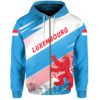 Luxembourg Flag Hoodie - Pride Style J4