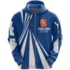 Finland-Suomi Zip-Up Hoodie Th5