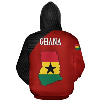 Ghana Hoodie Map A04