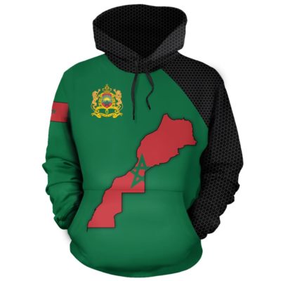 Morocco Hoodie Map A04