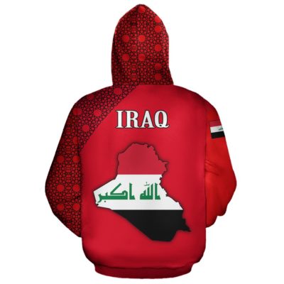 Iraq Hoodie Map A5