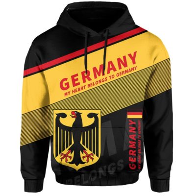 Germany Flag Motto Hoodie - Limited Style - J2
