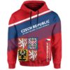 Czech Republic Flag Motto Hoodie - Limited Style - J2