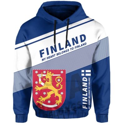 Finland Flag Motto Hoodie - Limited Style - J2
