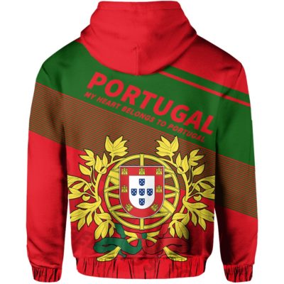 Portugal Flag Motto Hoodie - Limited Style - J2