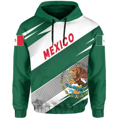 Mexico Flag Hoodie - Pride Style J4