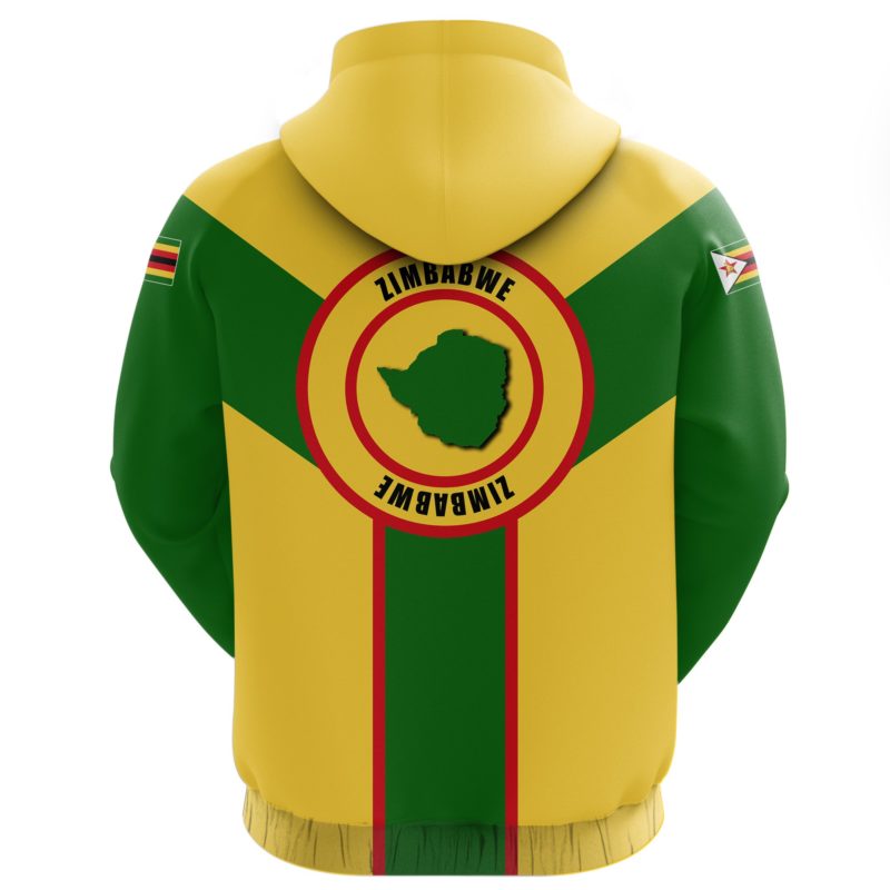 Zimbabwe Rising Pullover Hoodie Version 2 A12