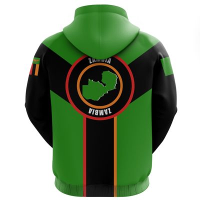 Zambia Rising Pullover Hoodie A12