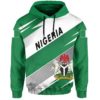 Nigeria Flag Hoodie - Pride Style J4