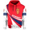 Norway Flag Hoodie - Doma Style J1