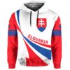 Slovakia Flag Hoodie - Doma Style J1