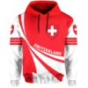 Switzerland Flag Hoodie - Doma Style J1