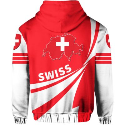 Switzerland Flag Hoodie - Doma Style J1