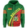 Bolivia Coat Of Arms Up Style Hoodie J7