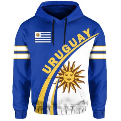Uruguay Coat Of Arms Up Style Hoodie J7