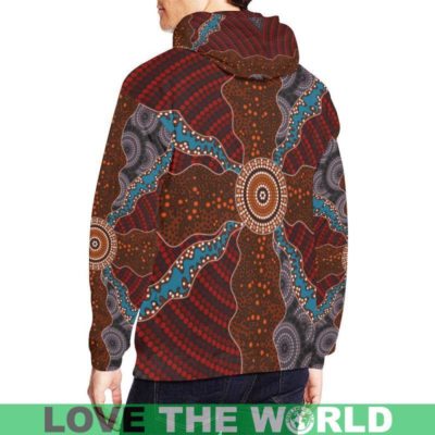 1stTheWorld Australia Aboriginal All Over Print Hoodie 06 TH7