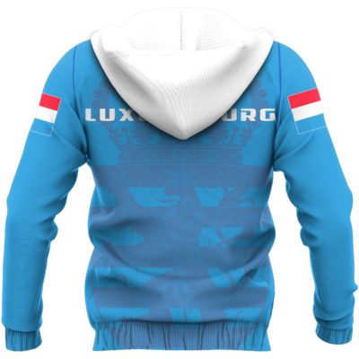 Luxembourg Flag Hoodie - Faded J4