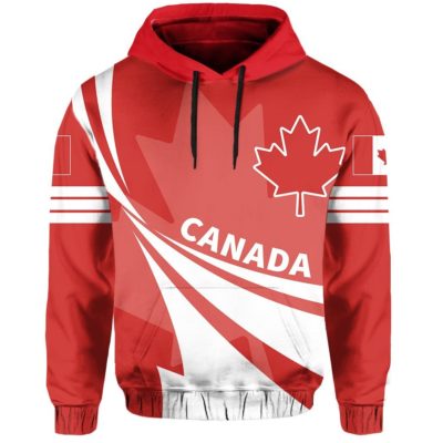Canada Hoodie Flag Doma Style J3