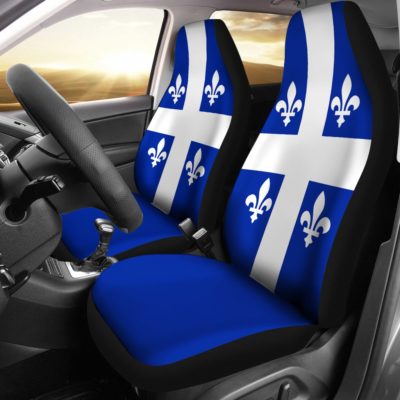 CANADA QUEBEC FLAG CAR SEAT COVERS R1