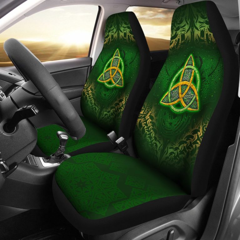 Celtic Knot Car Seat Cover - Celtic Green - BN01