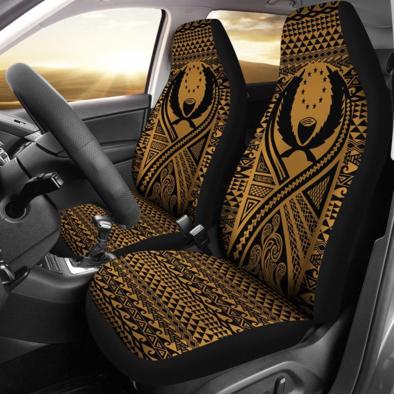 Pohnpei Car Seat Cover Lift Up Gold - BN09