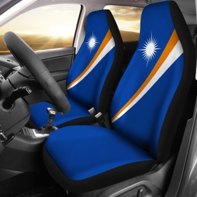 Marshall Islands Flag Car Seat Covers - BN04