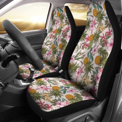 Hawaii Pineapple Tropical Car Seat Covers J7